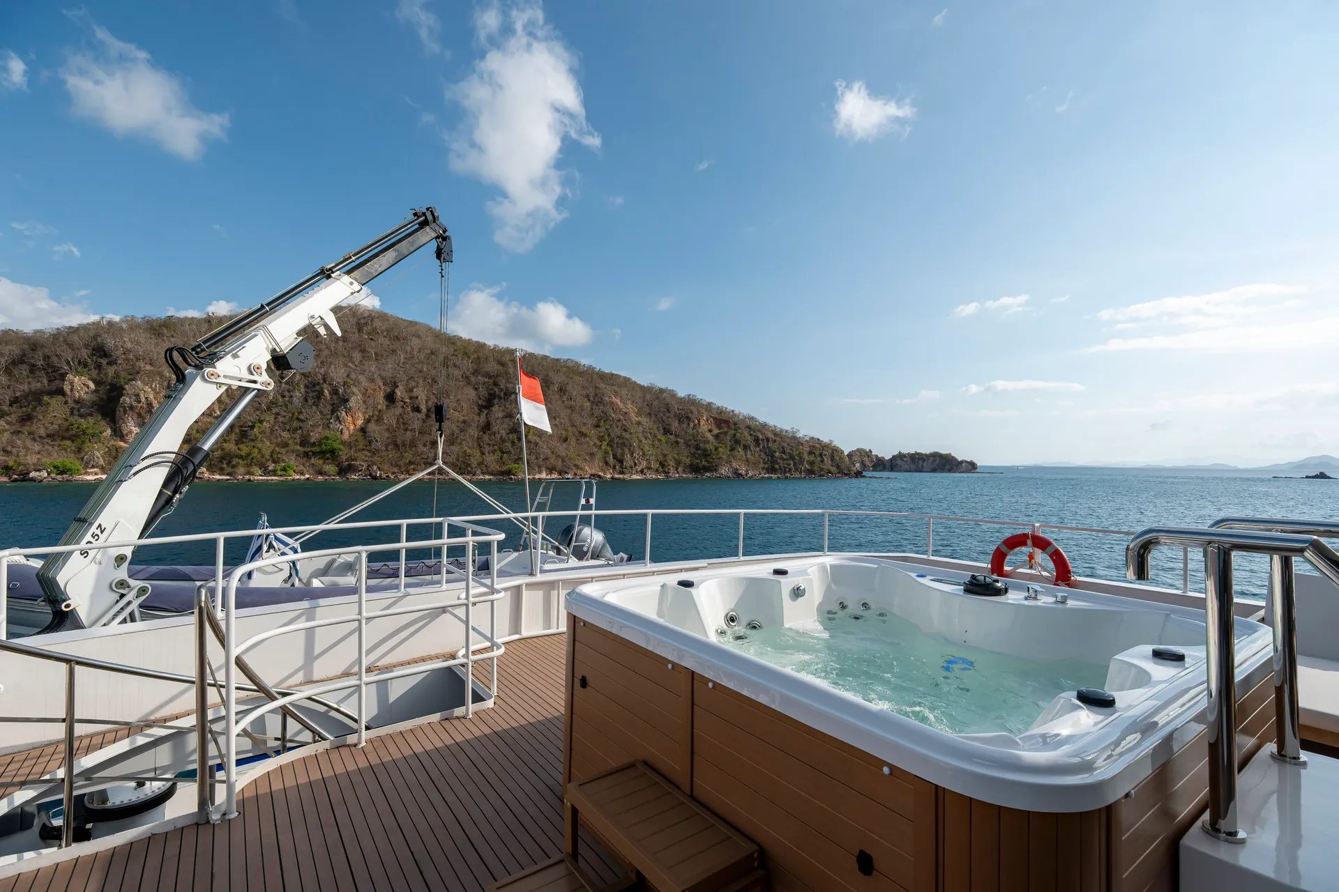 King Neptune sun deck jacuzzi