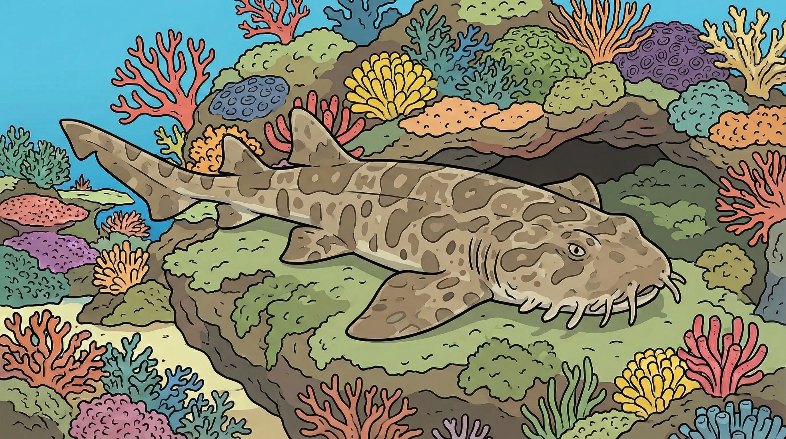 232a0703 9aac 4b1f b407 4176b1132b6b wobbegong shark indonesia