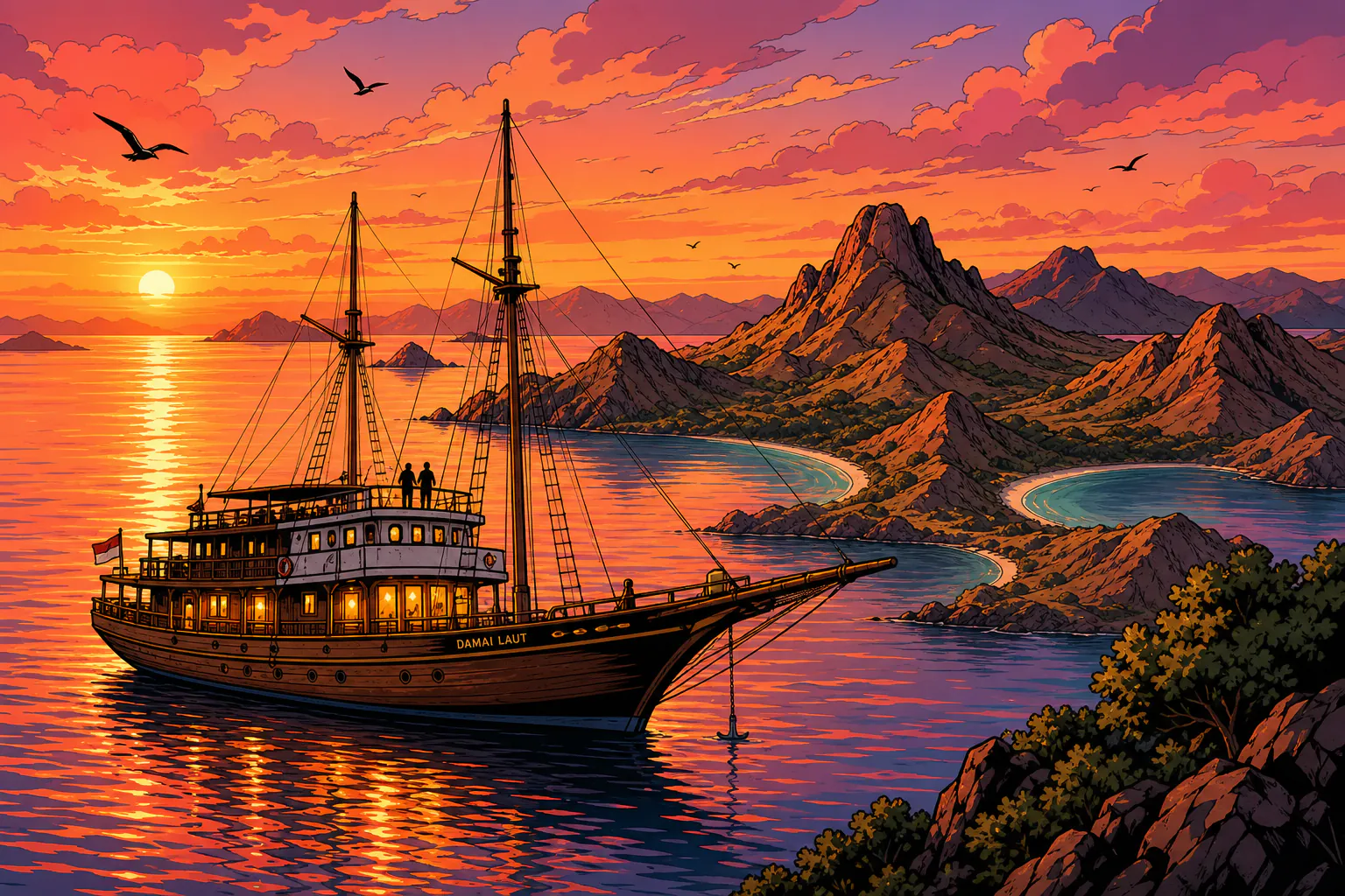5908c5bf 47ed 4567 9472 4e465e7f534c komodo liveaboard padar sunset