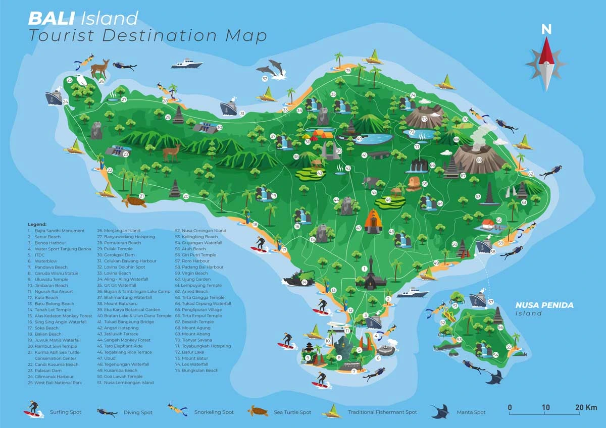 Bali Map